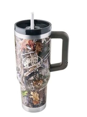 Bass Pro Shops 40oz Insulated Tumbler Mug (Strata Camo) New
